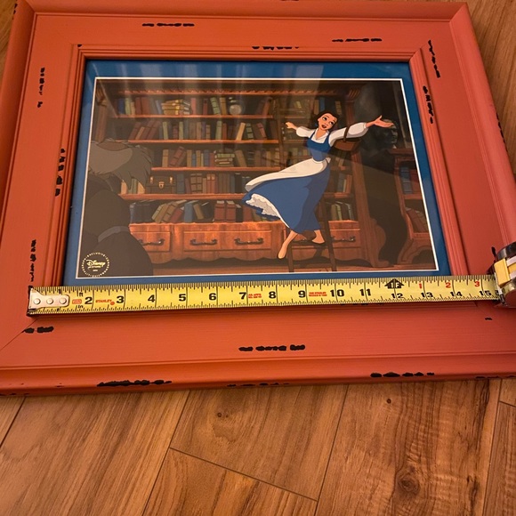 Framed & Matted Disney Lithograph Exclusive Commemorative Beauty and the Beast. - Picture 6 of 10